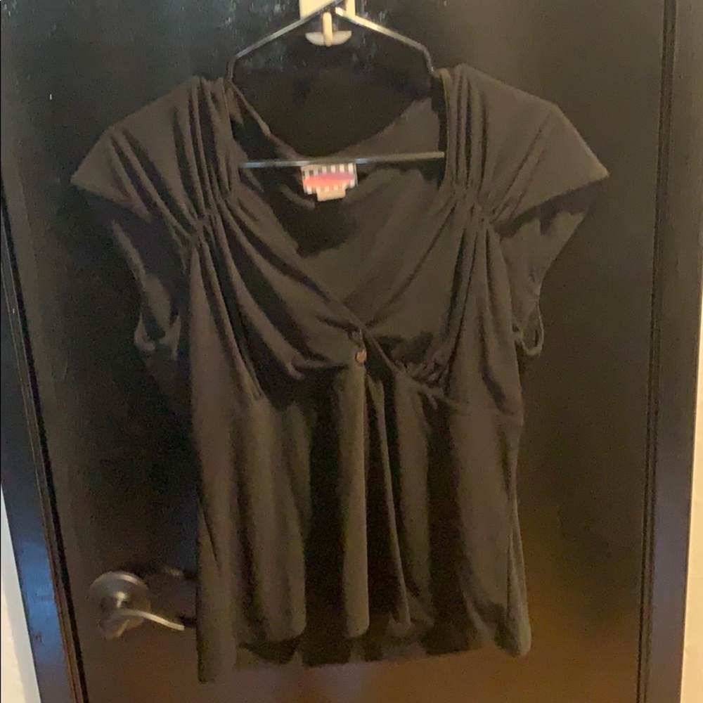 Black pinup couture top